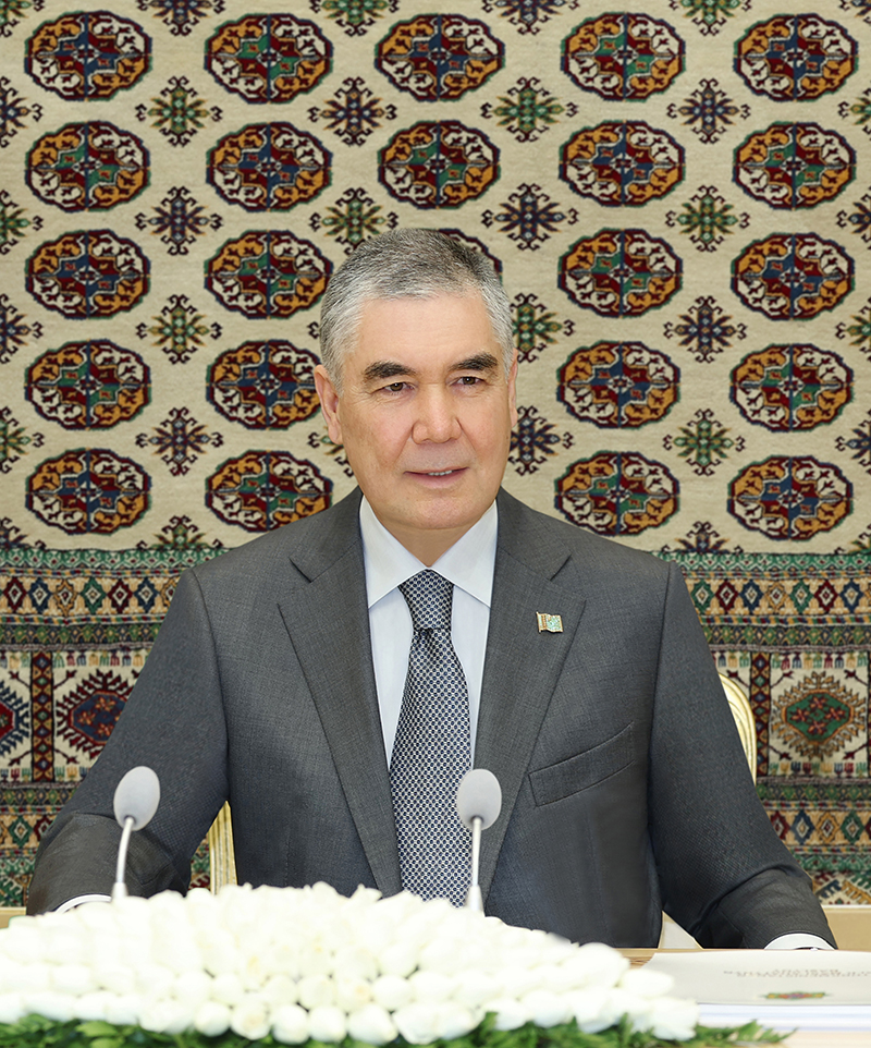 Заседание Президиума Халк Маслахаты Туркменистана